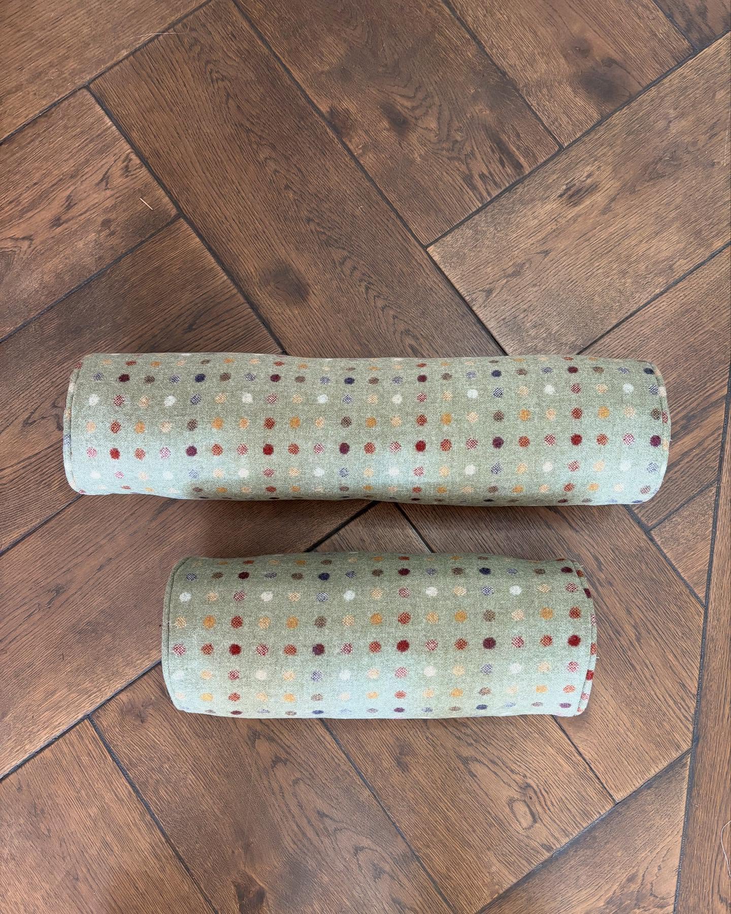 Wool Bolster Barrel Cushions