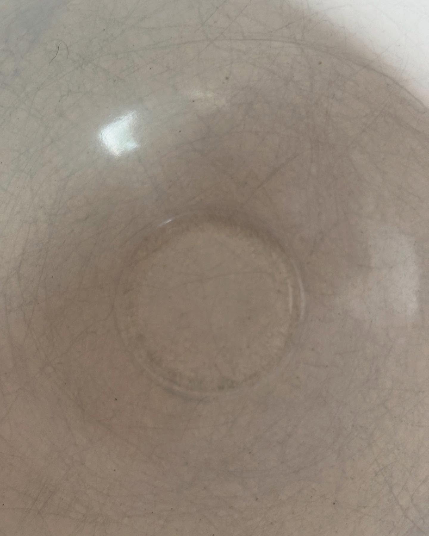 Vintage pink floral cafe-au-lait bowls