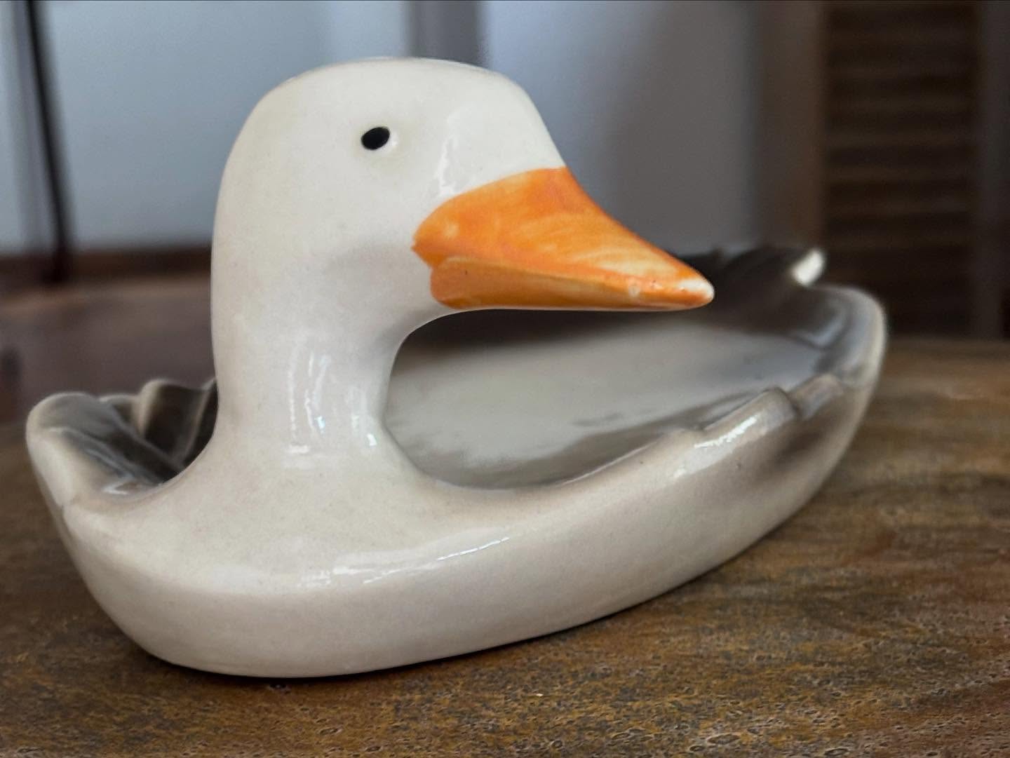 Vintage Duck Serving Plate