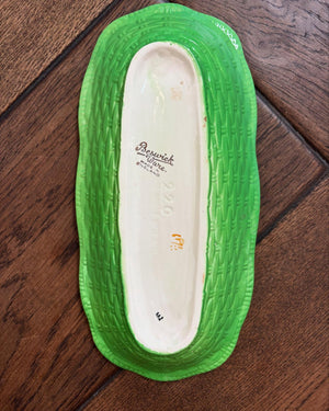 Vintage Celery Beswick Cabbage-ware Serving Plate