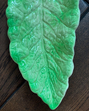 Vintage Cabbage leaf Beswick Cabbage-ware Serving Plate