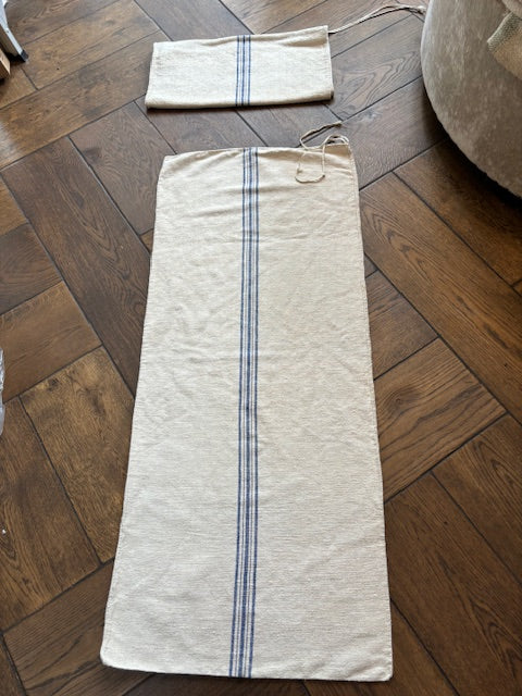 5 Stripe Mid Blue Hungarian Grain Sack