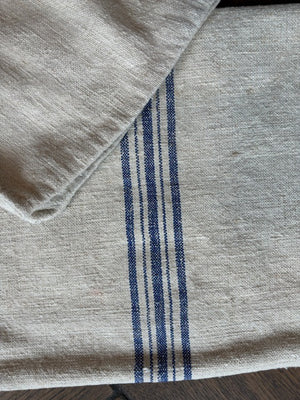 5 Stripe Mid Blue Hungarian Grain Sack