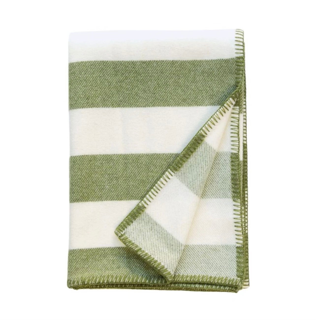 Broadstripe Welsh Throw & Blankets - Green