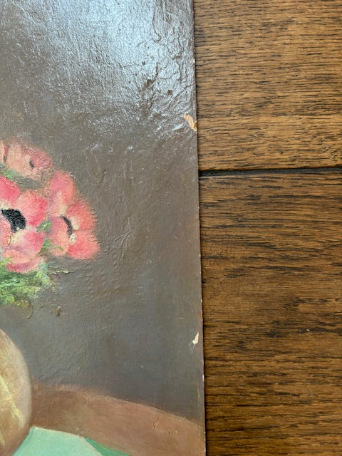 Vintage French Floral Painting