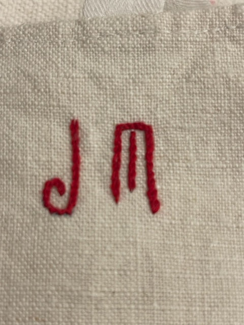 Antique French Linen Waiters Napkins #JM