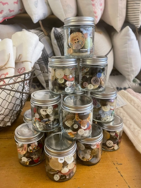 Vintage Button Jars