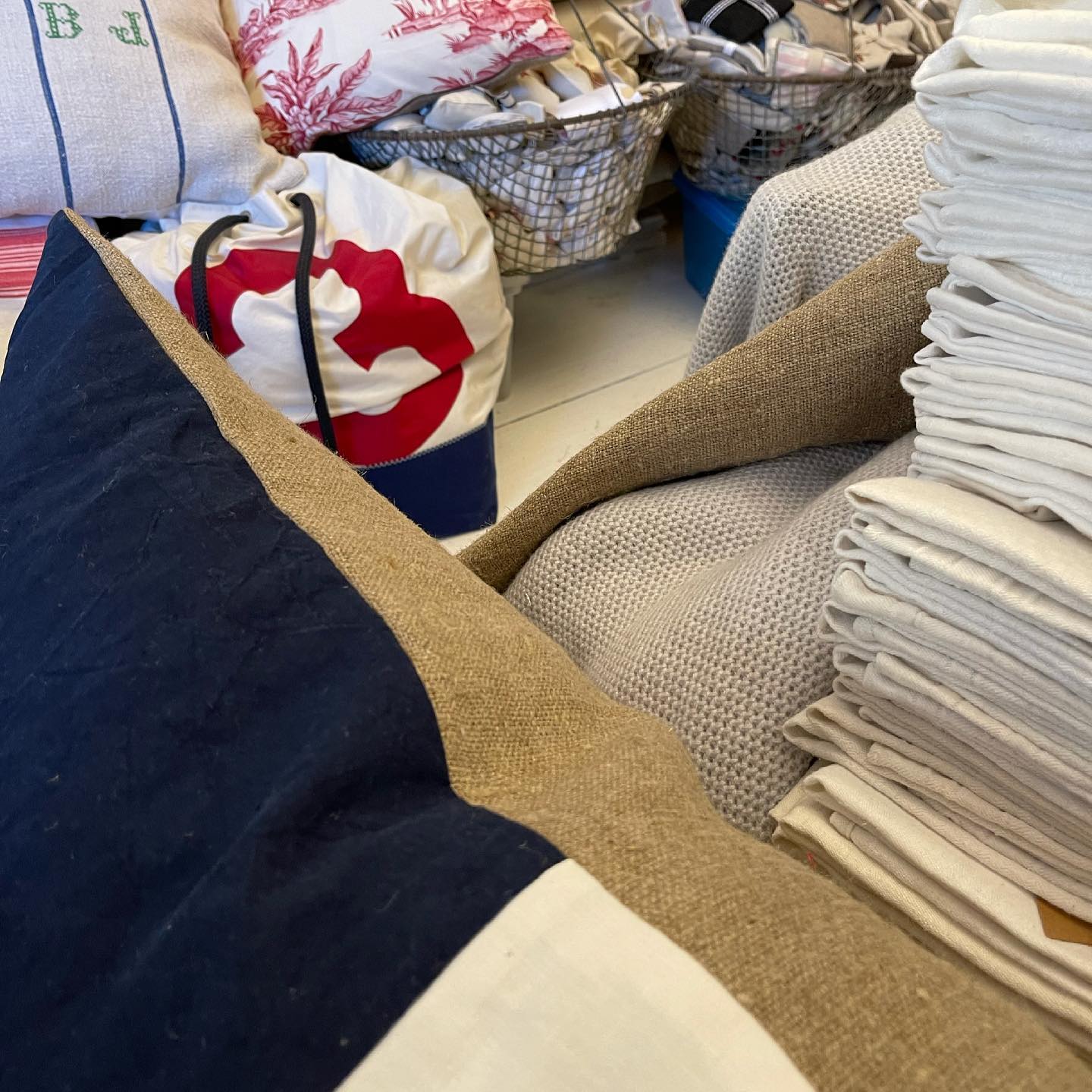 Giant French Flag Cushion