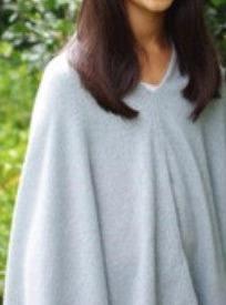 SCA 2-Ply Poncho - Duck-Egg Blue