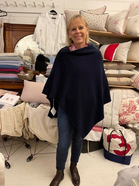 SCA 2-Ply Poncho - Dark Navy