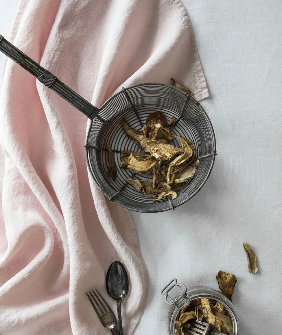 Washed Linen Tablecloths - Rose Pink