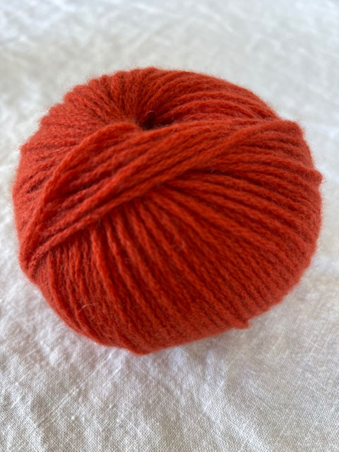 SCA 4-ply Cashmere Knitting Yarn - Rust