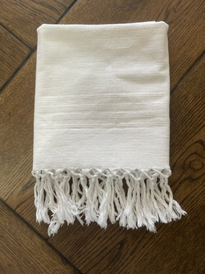 Vintage French Cotton Waffle hand towels