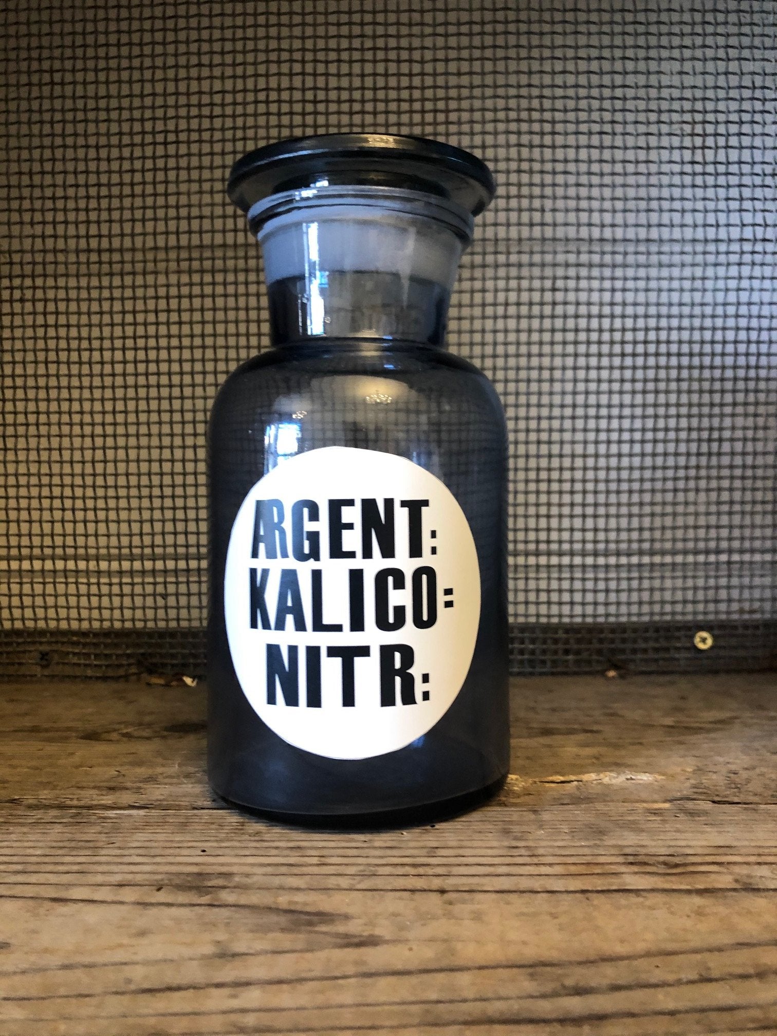 Apothecary Jar - Argent Kalico Nitr
