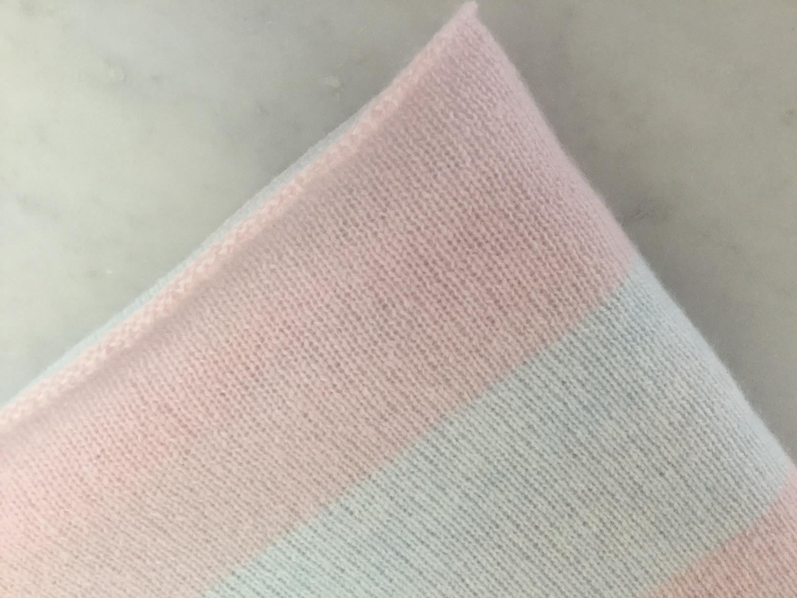 SCA Travelwrap - Ice Blue & Cherry Blossom Pink Striped