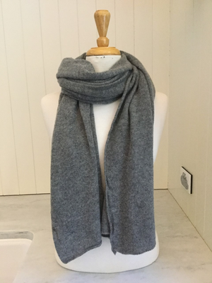 SCA Cashmere Stole - Mid Grey