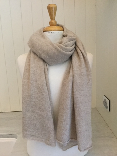SCA Cashmere Stole - Natural Light