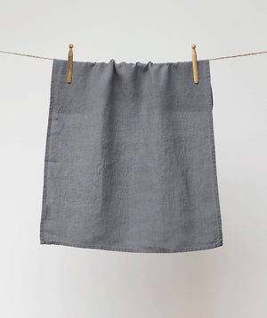 Linen Tea/Hand Towel - Charcoal