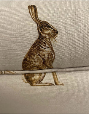 Fudge Hares English Linen Tub Chair Armchair