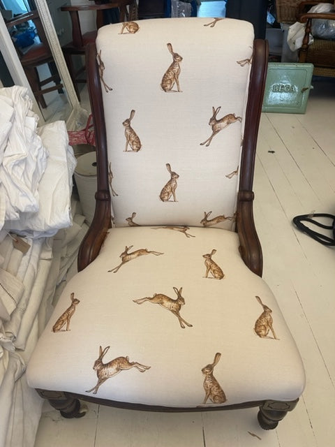 Victorian Bunny Slipper Chair