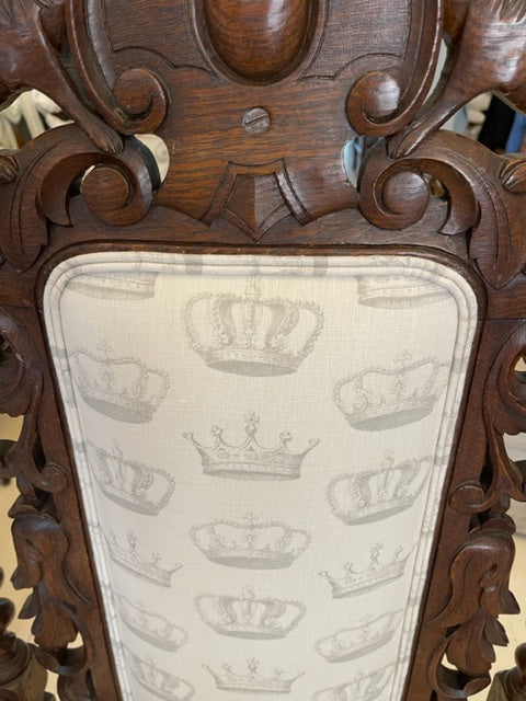 Crown Jacobean Oak chair