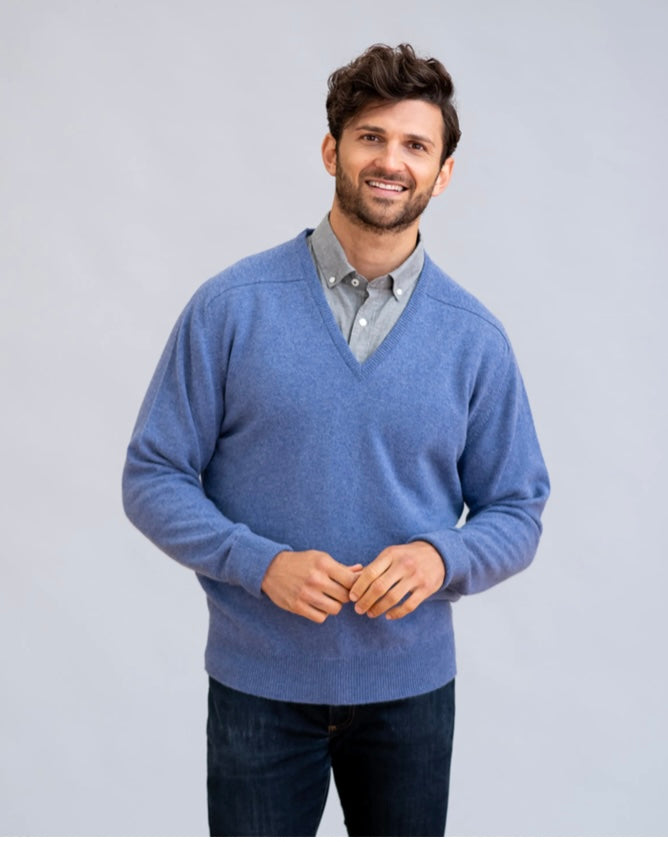 Cashmere Men's V-Neck Jumper