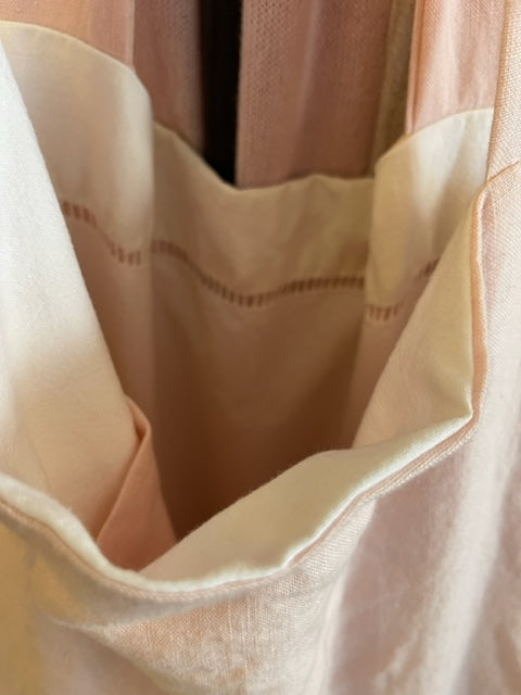 Linen Tote Bags - Rose Pink