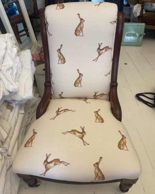 Victorian Bunny Slipper Chair