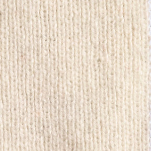 6-ply Cashmere Seed Funnel Neck Boxy Jumper - Winter White
