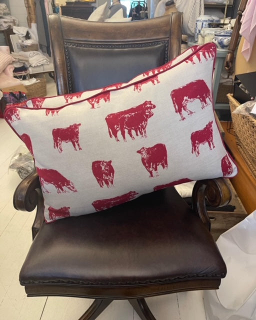 Red Cow Cushion