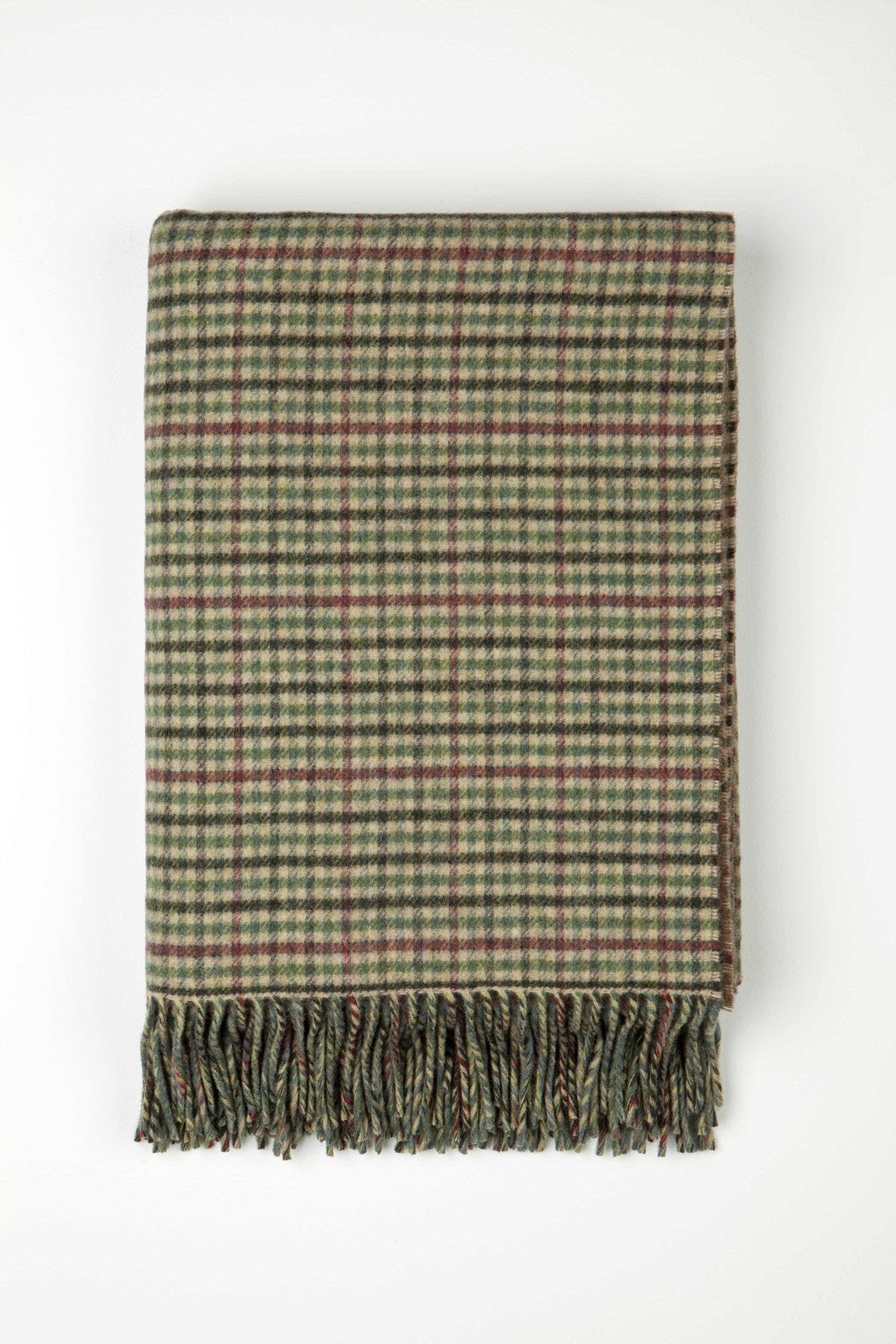 Lambswool Double Face Check Throw | Lossiemouth