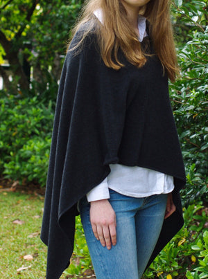 SCA 2-Ply Poncho - Charcoal