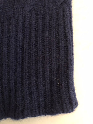 SCA 3-ply Beanies | Navy Cable Knit